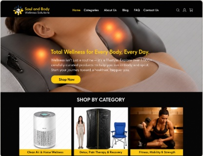 Before ecommerce store transformation